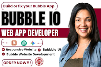 build bubble website, bubble mvp saas, build bubble app, bubble io developer