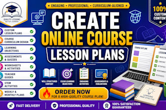 create online course lesson plan