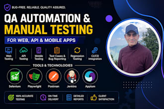 do QA automation and manual testing for your websites