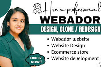 build webador website webador website design webador ecommerce webador redesign