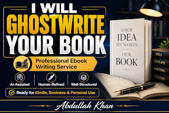 write and ghostwrite professional ebooks