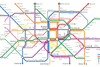 design transportation maps, transit maps, travel, route planning maps, metro map