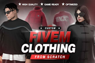 create custom fivem clothing and outfits