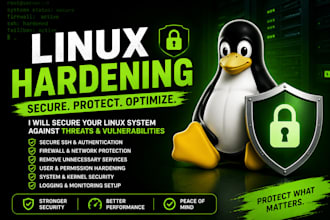 harden and secure your linux server for production