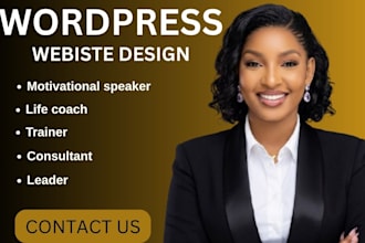 design coaching website for life coach, consultant, speaker, trainer