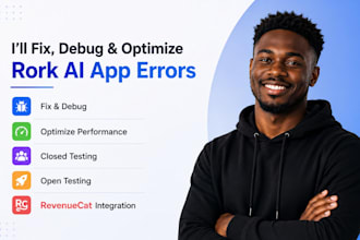 fix debug optimize rork ai app errors closed testing open testing revenue cat