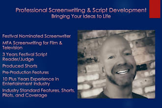 provide professional script coverage and  screenplay notes