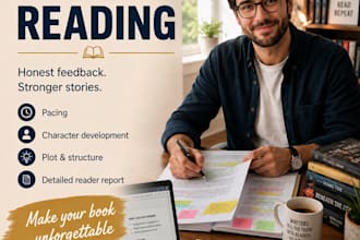 beta read your story and give detailed feedback