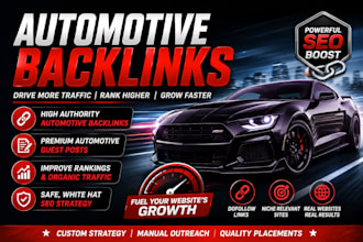 create high authority automotive backlinks and guest posts on high da websites