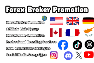forex broker promotion forex leads forex marketing and recruit investor, trader