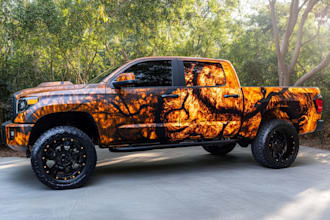 make branding vehicle wrap, car wrap
