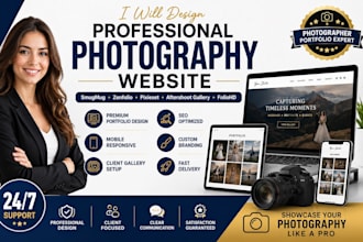 design smugmug zenfolio pixieset aftershoot gallery foliohd photography website