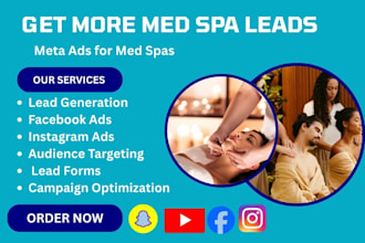 run meta ads to generate qualified leads bookings for med spa and medical spas