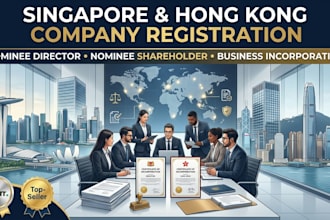register singapore and hong kong company with nominee director and shareholder
