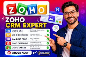 setup zoho crm zoho books zoho forms zoho campaigns zoho desk zoho sites