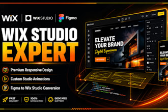redesign wix studio website design wix online store figma to wix studio