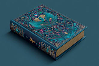 create custom thriller and crime book cover illustration