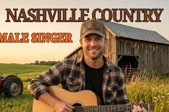 sing a soulful traditional nashville country song as a male singer