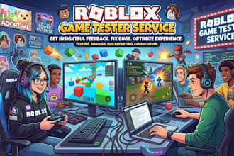 test your game on roblox
