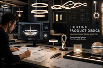 design custom lighting products, lamps, chandlers fixtures