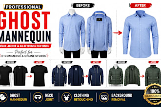 do ghost mannequin photo editing