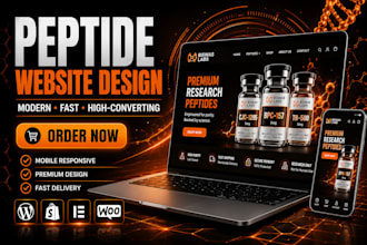 build fda compliant peptide website research peptide website wocommerce website