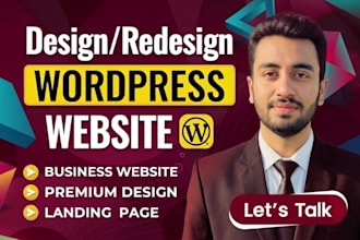 design modern wordpress website with elementor as elementor pro expert