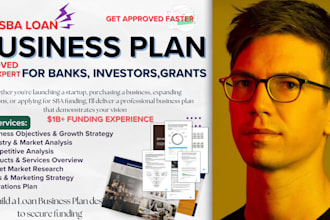 write a lender ready business plan for loan, bank, grants, or investor approval