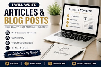 write articles and blog posts