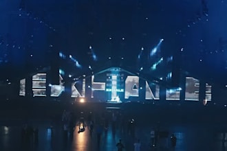create concert stage show vj loops motion graphics digital signage 3d led screen