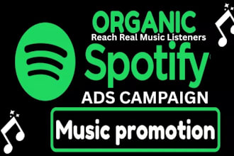be your spotify ads campaign manager for pre save and music advertising