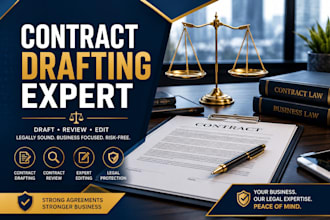 expertly draft, review and edit your business contracts and legal agreements
