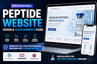 build peptide website fda complaint peptide website woocommerce peptide website