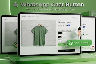 integrate whatsapp chat and support button on shopify