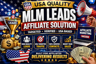 recruit USA quality affilate leads, mlm marketing, link promotion, aurum MLM