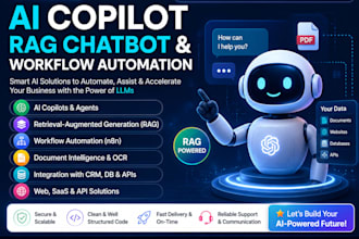 build ai agents, rag chatbots, copilots, and workflow automation
