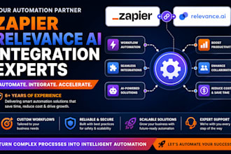 our agency will be your zapier, relevance ai integration, automation expert