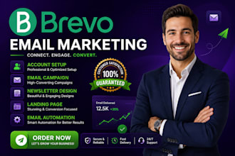 setup brevo email marketing automation campaign and newsletter