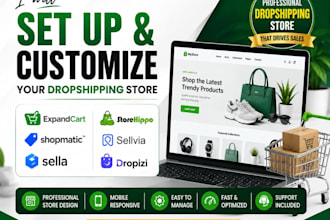 setup expandcart shopmatic sella storehippo sellvia dropizi dropshipping store