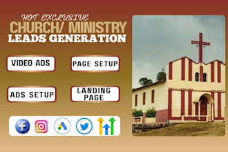 church leads generation ministry leads membership events facebook ads google ads