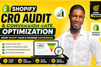 do shopify cro audit and conversion rate optimization to boost shopify sales
