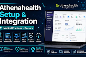 set up and integrate athenahealth systems for medical practices and doctors