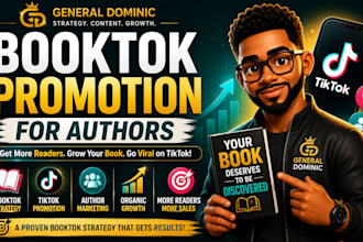 create a booktok promotion strategy for authors