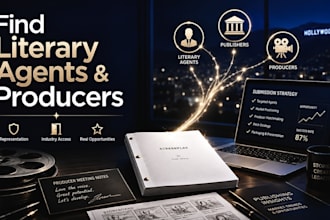 find literary agents, producer, managers for moviescript screenplay