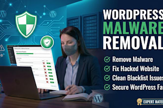 do wordpress malware removal, fix hacked wordpress website, wordpress security