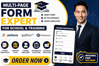 do multiple pages form on jotform qualtrics and pointerpro for school training