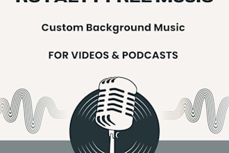 custom royalty free background music for videos podcasts