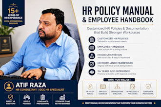 create a complete HR policy manual for your company