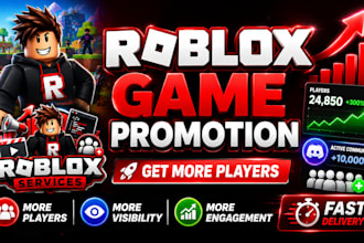 promote your roblox game and help you get more active players