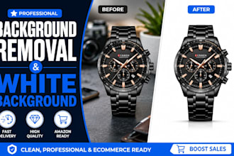 remove bg and create white background images professionally
